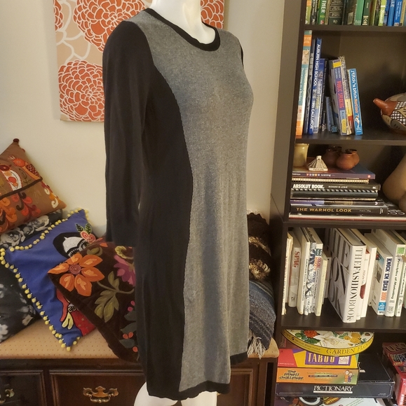 SOLD Mossimo Color Block Stretch Knit Dress - Picture 2 of 7